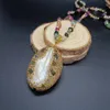 Collares colgantes Collar de turmalina de perlas barrocas naturales Personalidad de las mujeres Moda Simple Luz de lujo Ropa de dama Joyería a juego 230831