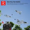 Uçak Modle F16 4CH RC Düzlem 2.4G 6 Eksenli Falco Uzaktan Kumanda Uçak Tek Kişisel Aerobatik Sabit Kanat F22 RC Fighter Model Köpük Oyuncaklar Erkekler için 230830