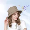 Berretti Stampa Logo Uomini Cappelli da pesca all'aperto per le donne Cappello a tesa larga Cappello a secchiello Protezione UV estiva Copri collo Sport Cappellini da trekking nella giungla