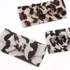 Nieuwe Baby Luipaard Print Hoofdband Haaraccessoires Kinderen Brede Rand Traceless Strik Hoofdbanden Kinderen Haarband