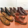 Botas U1 Super Calidad Cuero De Vaca Hecho A Mano Cuero Genuino Estilo Americano Trabajo 230831