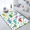 Dibet z kreskówek dinozaur 3D HD Dibet for Living RoomChildren Play Racilgchildren's Crawling Matlarge dywan dla bedro HKD230829