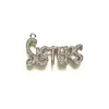 Charms 5Pcs Sisters Word For Women Jewelry Making Cubic Zirconia Micro Pave Letters Bracelet Necklace Pendant Girl Gift Drop Delivery Dhd6R