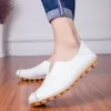 Zapatos de vestir Zapatos para mujer Pisos Pu Cuero Color sólido Mocasín femenino poco profundo Cómodo calzado para madre Moda Zapato antideslizante Zapatos De Mujer 230830