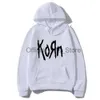 Korn Rock Band Brief Hoodie Männer Frauen Hip Hop Harajuku Hoodies Baumwolle High Street Sweatshirt Herbst Winter Unisex Sweatshirts x0831