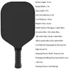 Squashschläger Pickleball-Schläger Personalisierte Anpassungsbilder T700-Rohkarbonfaser-Thermoformung/Kaltformung Pickleball-Schläger 230831