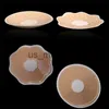 Borstkompres Herbruikbare Onzichtbare Siliconen Nipple Cover Zelfklevende Borstbloemblaadjes Mat Stickers Ademende Pasteitjes Beha Accessoires voor Vrouwen x0831