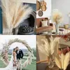 Decorative Flowers 83CM Dried Tall Pampas Grass Artificial Boho Decor For Floor Vase Table Centerpieces Wedding Decoration Home Accessories