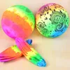 Balls Inflatable Summer Beach Ball Pool Swim Rubber Rainbow Beach Volleyball Garden Game Net Kids Toy 230830