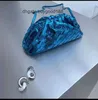 Bolsas de bolso de diseño bolsas de caramelo mini jodie metal color tejido de nubes tejido