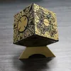 Decorative Objects Figurines Lament Puzzle Box Lock Hellraiser 1 1 Puzzle Box Removable Lament Horror Film Series Cube Full Function Needle Props Model 230830