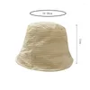 Berets Women Summer Thin Chiffon Travel Japan Versatile Sunscreen Fishing Fisherman Flat Top Sun Hat Bucket Cap A67