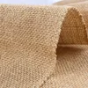 Tafelloper 30CM x 10M Rustieke Natuurlijke Jute Jute Linnen Doek Voor Eetkamer Restaurant Tafelkleed Bruids douche Decor