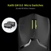 Mice Delux M800 PRO PAW3370 Optical Bluetooth Wireless Gaming Mouse 19000 DPI Programmable Rechargeable Ergonomic Wired Mice For PC 230831