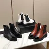 Bottines Chelsea en cuir Doc Martens pour femmes, bottes du désert, bottines anglaises, talons épais, chaussures de créateur, boîte à sangles en cuir à carreaux diamant