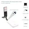 Flexibles Lese-USB-Licht, LED-Schlafzimmer, drei Lichtfarben, Buch-Licht-Clip, tragbare USB-wiederaufladbare E-Book-Clip-on-Nachtleselampe