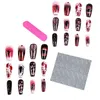 False Nails Manicure Fake Art Press On Spooky Halloween Nail 3d Eyeball Spider Fangs Decor Easy For Party