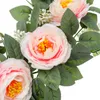 Decoratieve Bloemen Kunstzijde Rose Garland Fake Vine Wedding Home Party Craft Tuin Schommels Outdoor Decor Hangplanten