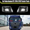För Foton Auman GTL 2016-2018 Tractor Truck Car Glass Lamp Strålkastare Lampcover Shell Auto Lampshade strålkastarlinsöverdrag
