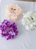 Decorative Flowers 1Pc Artificial Hydrangea Candlestick Garland Dining Table Centerpieces Tablescape For Wedding Party Decor