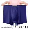 Caleçons Boxer taille haute King-size pour hommes coton Modal 7XL 6XL 5XL Plus les boxeurs surdimensionnés sont confortables et respirants