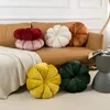 Pillow Modern Simple Sofa Back Round Bud Solid Color Velvet Ins Wind Flower Wholesale