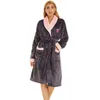 Women's Sleepwear Women Robes Coral Fleece Nightgown Autumn Winter Nightdress Warm Flannel Long Bathrobe Casual Female Thicken Homewear