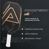 Squashschläger AMASPORT USAPA-zugelassenes Pickleball-Paddel, längliches Paddel, 3K-Reibung, Kohlefaser-Textur, Oberfläche, kantenlos, PP001 / PP002, 230831