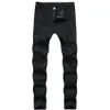 Черные джинсы Мужчины Новая эластичность дизайна Men's Jeans Long Cotton Fashion высококачественный бренд большой размер Dropship1260V
