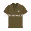 23aw Designer Poloshirt Heren Luxe Merk Poloshirt Casual Heren Zomer Casual T-shirt Gedrukt Borduursel Ademend