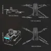 Drone con doppia fotocamera HD, evitamento degli ostacoli, ritorno intelligente, trasmissione in tempo reale, traiettoria di volo, posizionamento del flusso ottico, motore brushless