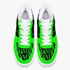 Scarpe fai da te una per uomo donna sneaker casual con piattaforma testo personalizzato con scarpe da ginnastica stile cool verde moda scarpe outdoor 36-48 68963