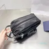 2023-Mens makeup bag designer cosmetic bag Black Nylon Small toiletry bag make up handbag wash pouch fashion purse