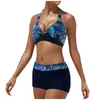 Designer-Damen-Bademode, Damen-Bademode, Strand-Outfits für Frauen, sportliche Designer-Zweiteiler-Bikini-Sets, sexy hohe Taille, Mujer X5LH