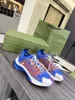 Multicolor G G Designer Men Run Shoes Sneakers Män Kvinnor Floral Sneaker Casual Höjande par Lyxiga damer Flat Lightweight Running