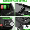 48V 15AH EBIKE BATTERY LITIUM Electric Mountain Batter Batteri Pack med USB Port 4 Pin för 350W 500W 750W 1000W Cyklar Motor