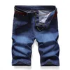 Herren-Jeans, 2000, Sommer, Jugend, tailliert, gerade Denim-Shorts, klassische Kleidung, dünn, Stretch, modisch, lässig