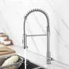 Kitchen Faucets Pull Out Faucet Sink Wall Mounted Single Cold Stainless Steel Tap