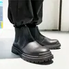 Botas Primavera Hombres Casual Transpirable Estilo Británico HighTop Coreano Moda AllMatch Trabajador Botas Zapatos 230831