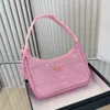 Designertas Schoudertassen Luxe handtassen Damesmode 2000 Heruitgave Cross Body Sprankelende Diamant Kristal Hobo Handgrepen Luxe Nylon Klassiek Grote capaciteit