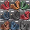 Stövlar Autumn and Winter Shoes Boots Fat British Wind Retro Boots Högkvalitativa PU Vattentäta varma kvinnors tossor Mujer Botas 358 230830