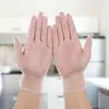 S M L White PVC Disposable Gloves Daily Use Cleaning Gloves Disposable Vinyl Gloves Powder Home Garden Protective Glove289d