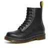 Designer Martin Bottes Botte Courte Doc Martens Dr Chaussures Hommes Femmes Marten Haute Cuir Hiver Bottines De Neige Oxford Bas Cheville Noir Blanc