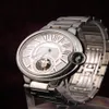 Zegarek ze stali nierdzewnej dla mężczyzny automatyczna stalowa zegarek biała twarz 021247W