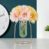 Fiori decorativi Bouquet di fiori artificiali Decorazione di nozze Gerbera Home Decor Sposa Regali di Natale