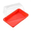 Plates Grade Butter Container Storage With Transparent Cover Cutter Capacity Kitchen For Preservation