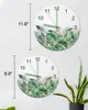 Wandklokken Ins Stijl Tropische Planten Palmbladeren Grote Ronde Lichtgevende Naalden Klok Decor Kamer Hangende Ornamenten Stil