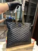 2023 New Women Designer Luxury Tote Bags Fashion Gaby Quilted Barge Shopping Bag Lady Real Leather 7a Quality Handbag with Chain Crossbody Counter Base