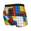 Трусы Mondrian Blocks Man's Boxer Sworks Leangewear Минималистское высококачественное высококачественное сексуальное шорт идея подарка