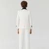 Suits Boy Formal Suit for Costume Boys 'White Jacquard Suit Flower Boys Kids Wedding Tuxedo 230830